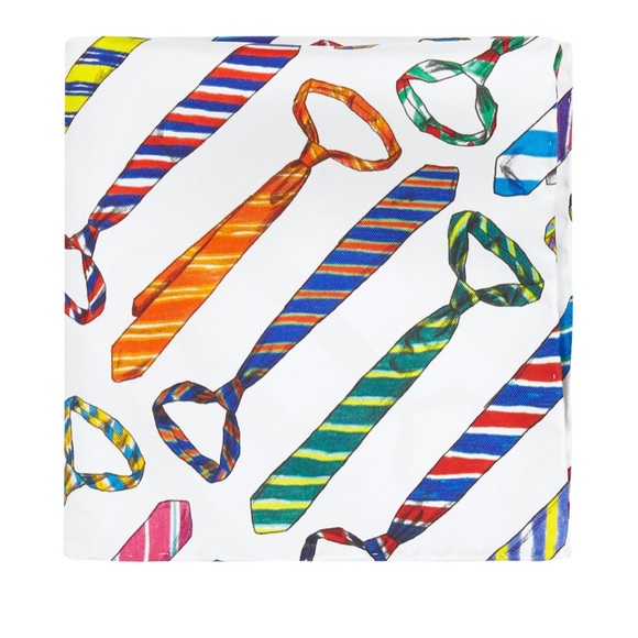 NWT TM LEWIN Colourful Ties Silk Pocket Square - Picture 4 of 7